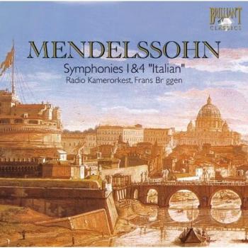 Mendelssohn : Sinfonies 1 & 4 Italienne (Édition CD Simple)