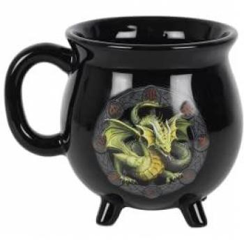 Mabon Cauldron Mug by Anne Stokes