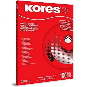 Kores - Papier carbone A4 noir 100 feuilles