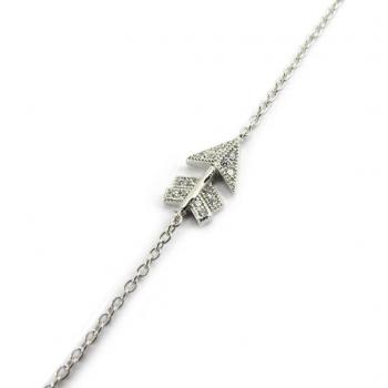 Weiße Liebespfeile Armband