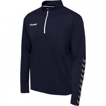 Hummel Training Shirt 1/2 Zip – Marine/White