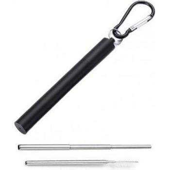 Ergonomic Collapsible Straw Kit