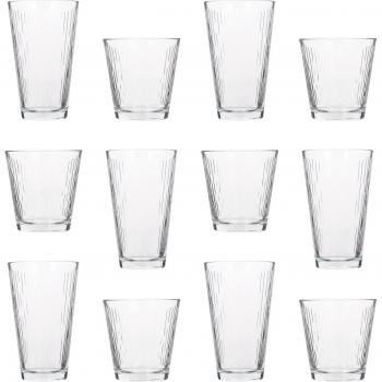 LAV 12pc Nora Highball Glasses Tumblers Set
