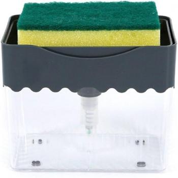 Dishwashing Soap Dispenser with Cleaning Pad