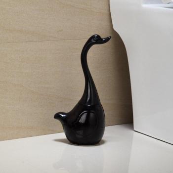 Plastic Swan Toilet Brush Holder