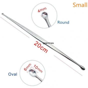 Veterinary Bone Curette Double End