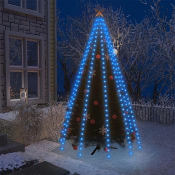 VidaXL Red de Luces para Árbol de Navidad 300 LED Azul 300cm
