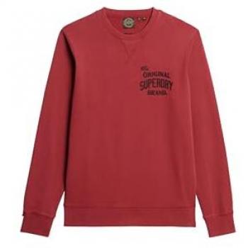 Felpa Superdry Sweatshirt Applique Bordeaux L