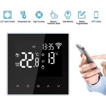 Smart thermostat Wifi à programmation hebdomadaire – chauffage électrique au sol résidentiel