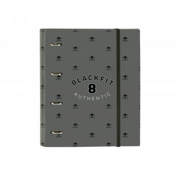 A4 Ringbuch Skull Schwarz Grau (27 X 32 X 3.5 Cm)