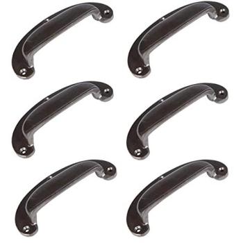 Hammer & Tongs Grey Wide Lipped Drawer Handles – 6 pcs – 130x50mm