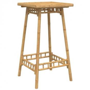 Bamboo Outdoor Bar Table 55x55x100 cm by vidaXL