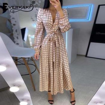 Robe Longue Boho Chic avec Ceinture
