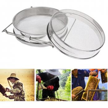 Stainless Steel Honey Strainer with Double Sieve