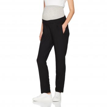 MAMALICIOUS Mlbirna Long Woven Pant, Pantalones Premamá Mujer-Ropa de Maternidad, Negro