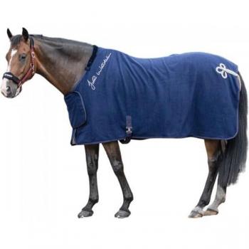 John Whitaker Chelsea Standaard-Hals Paardenshowdeken 5'3 Marineblauw/Zilver