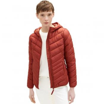 Tom Tailor BreezeFit Puffer Coat – Dark Brandy Brown, XS Women's
