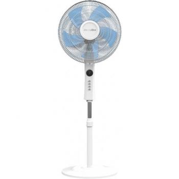 Ventilador de Pie Blanco Universal 50W + Mando