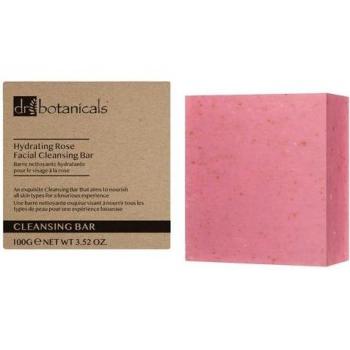 Dr. Botanicals Unisex Hydrating Rose Facial Cleansing Bar 100g