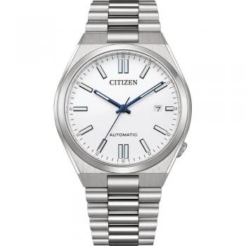 Citizen Reloj Hombre TSUYOSA Automático - Blanco Plateado Ø 40 mm