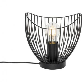 Black Modern Table Lamp 20 cm - Pua