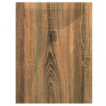 Plato de ducha Nola 3 - 70x90x3cm - Resina - Nogal - Ajustable