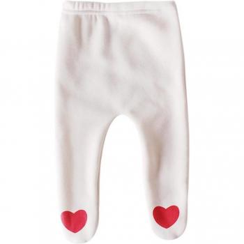Pantalon-Bébé Coeur Chaud Coton Laine