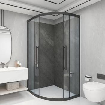 Revestimiento pared bladel 8 paneles pvc 120x60cm - grey stone