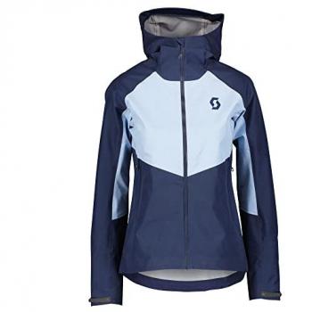 Scott Wasserdichte Damen Outdoor Shelljacke in Blau mit Farbblockdesign, Größe XS