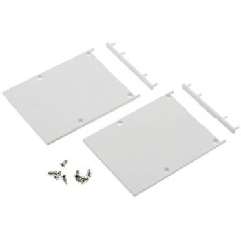 LEDBOX Tapas para perfil SERK, blanco