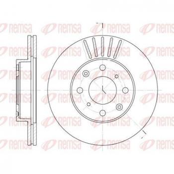 Disque de frein avant REMSA 6369.10