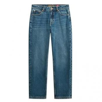 Jeans Superdry W7011166a Fulton Vintage Blue 24 – Donna, mid rise, stile dritto