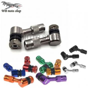 Adaptador de Válvula de Neumático de Aluminio para Motocicleta 50CC-600CC