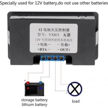 12V DC Voltage Cut-Off Relay
