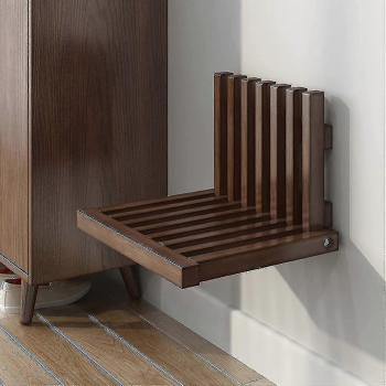 Tabouret de Douche Mural Walnut