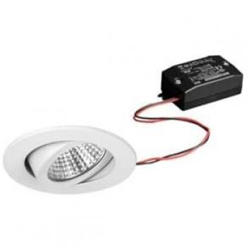 Brumberg LED-Einbaustrahler 7W, schaltbar, rund, weiß