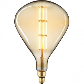 LED-Leuchtmittel Giant Tear E27 8W Filament 920 dim gold
