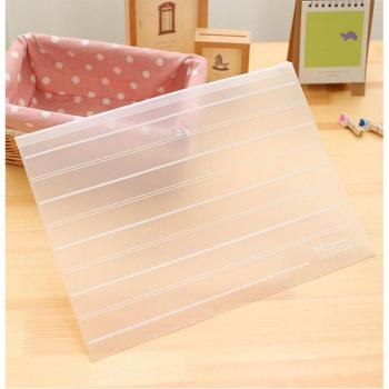 Funda de almacenamiento lateral A4 transparente