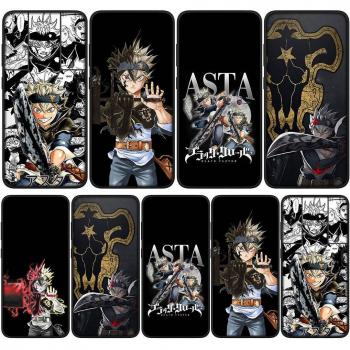 Aero Black Clover Phone Cover for Xiaomi Redmi Note and Samsung Galaxy