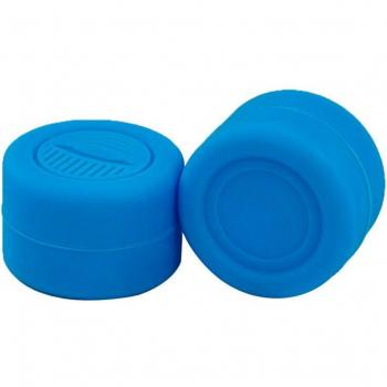 50pcs Blue Silicone Containers - 3ml for Oil and Wax