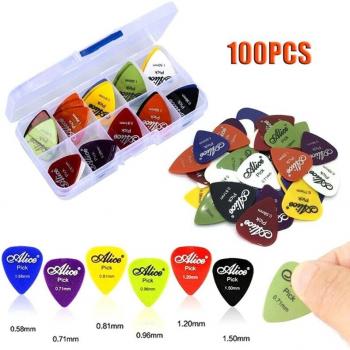 Choix de guitare acoustique électrique 100 pièces, épaisseur variable 0,58 à 1,50 mm, couleur 448C