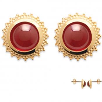 Éclat de Cleopatra – Boucles d’oreilles en or plaqué 10 mm