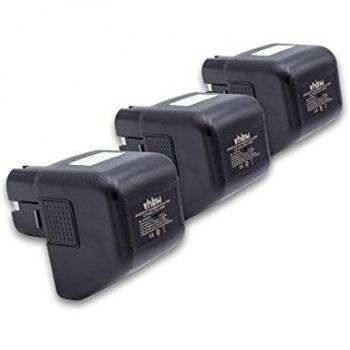 Vhbw - 3 x Batteria NiMH 1500mAh per utensile elettrico Gesipa Firebird