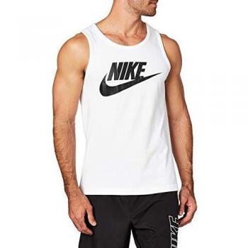 Nike Canotta Icon Futura Bianco Uomo L