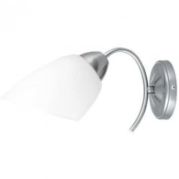 Lampada a Parete Viletta, Argento, Metallo, 15,5x11x31 cm, EPIKASA