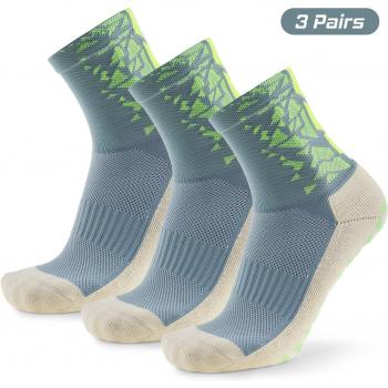 Griffige Sportsocken für Herren – 1 Paar, lang, ohne Unterhose, ideal für Basketball, Volleyball, Fußball und Trailrunning
