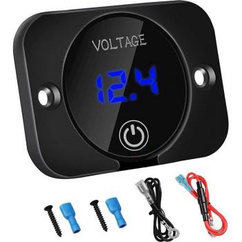 Voltmètre Numérique 12V/24V pour Bateau et Camion
