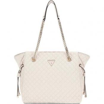 Sac à épaule gris clair Guess Eco Rianee