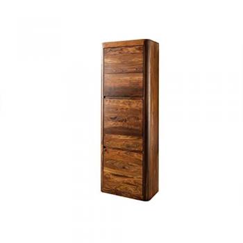 Armadio Toronto 236 in legno di sheesham cerato 70x200x37 - Noce