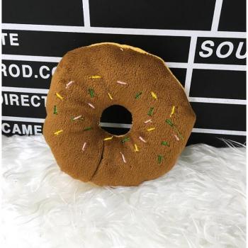 13Cm Pet Tugging Chew Donut with Squeaker